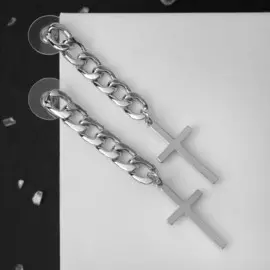 Серьги металл