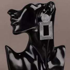 Серьги металл