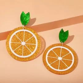 Серьги пластик