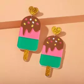 Серьги пластик