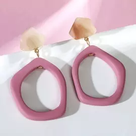 Серьги пластик