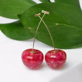 Серьги пластик