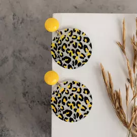 Серьги пластик