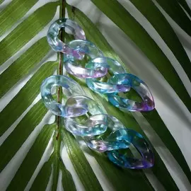 Серьги пластик