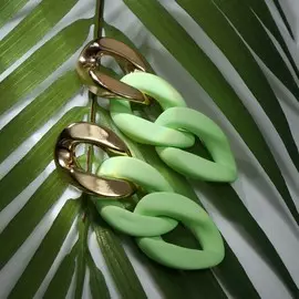 Серьги пластик