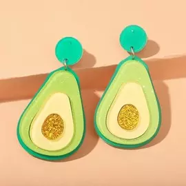 Серьги пластик