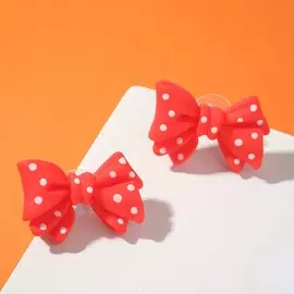 Серьги пластик