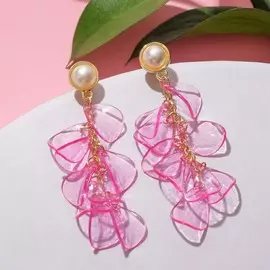 Серьги пластик