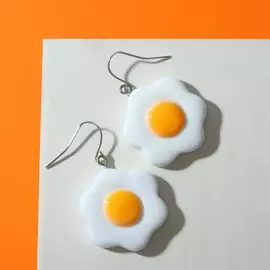 Серьги пластик