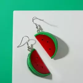 Серьги пластик