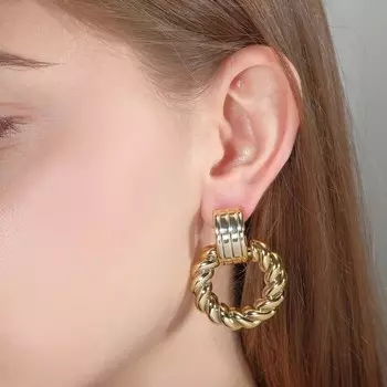 Серьги пластик
