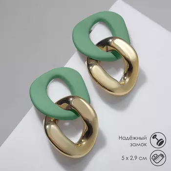 Серьги пластик