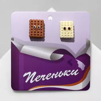 Серьги пластик