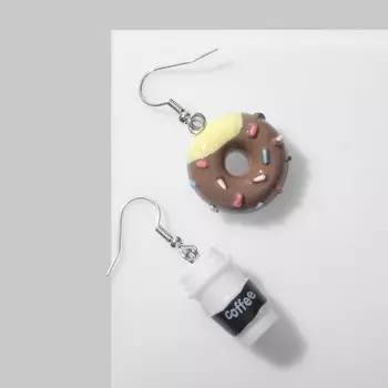 Серьги пластик