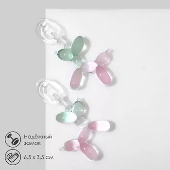 Серьги пластик