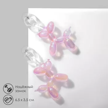 Серьги пластик