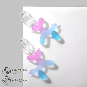 Серьги пластик