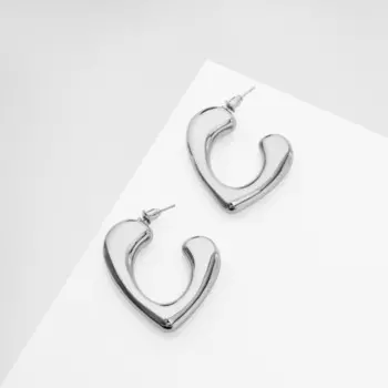 Серьги пластик