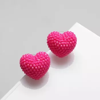 Серьги пластик