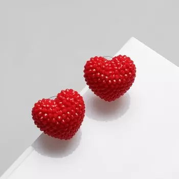 Серьги пластик