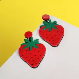 Серьги пластик