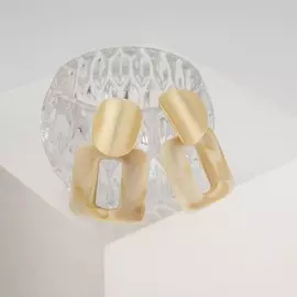 Серьги пластик