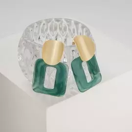 Серьги пластик