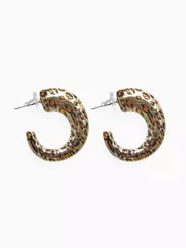 Серьги пластик