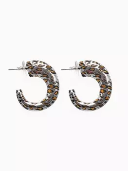 Серьги пластик