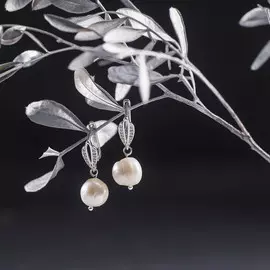 Серьги посеребрение