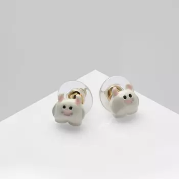 Серьги с эмалью
