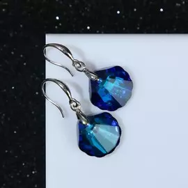 Серьги с кристаллами