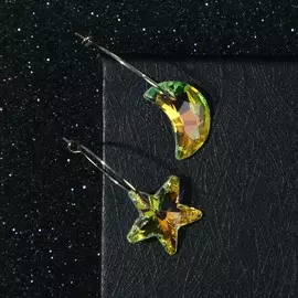 Серьги с кристаллами