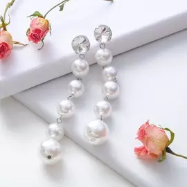 Серьги с жемчугом