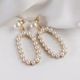 Серьги с жемчугом