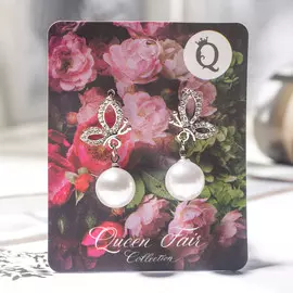 Серьги с жемчугом