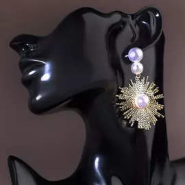 Серьги с жемчугом