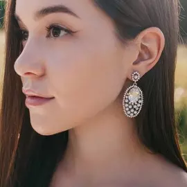 Серьги с жемчугом