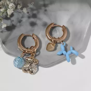 Серьги со съемным элементом
