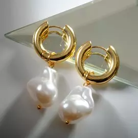 Серьги со съёмным элементом