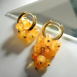 Серьги со съёмным элементом