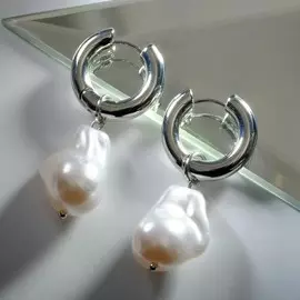 Серьги со съёмным элементом