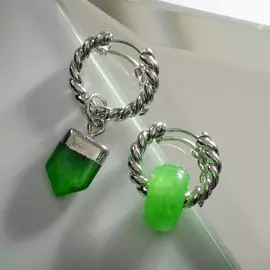 Серьги со съёмным элементом