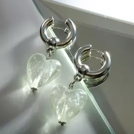 Серьги со съёмным элементом