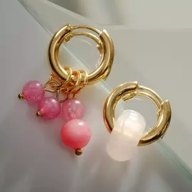 Серьги со съёмным элементом