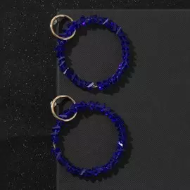 Серьги со стразами