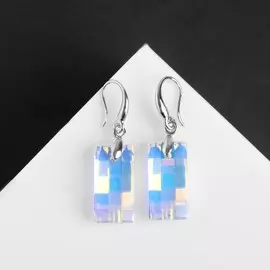 Серьги со стразами