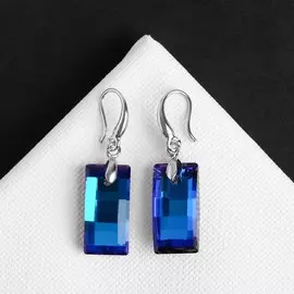 Серьги со стразами