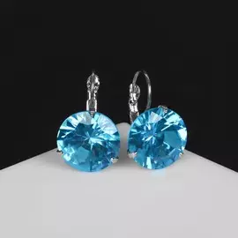 Серьги со стразами