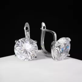 Серьги со стразами